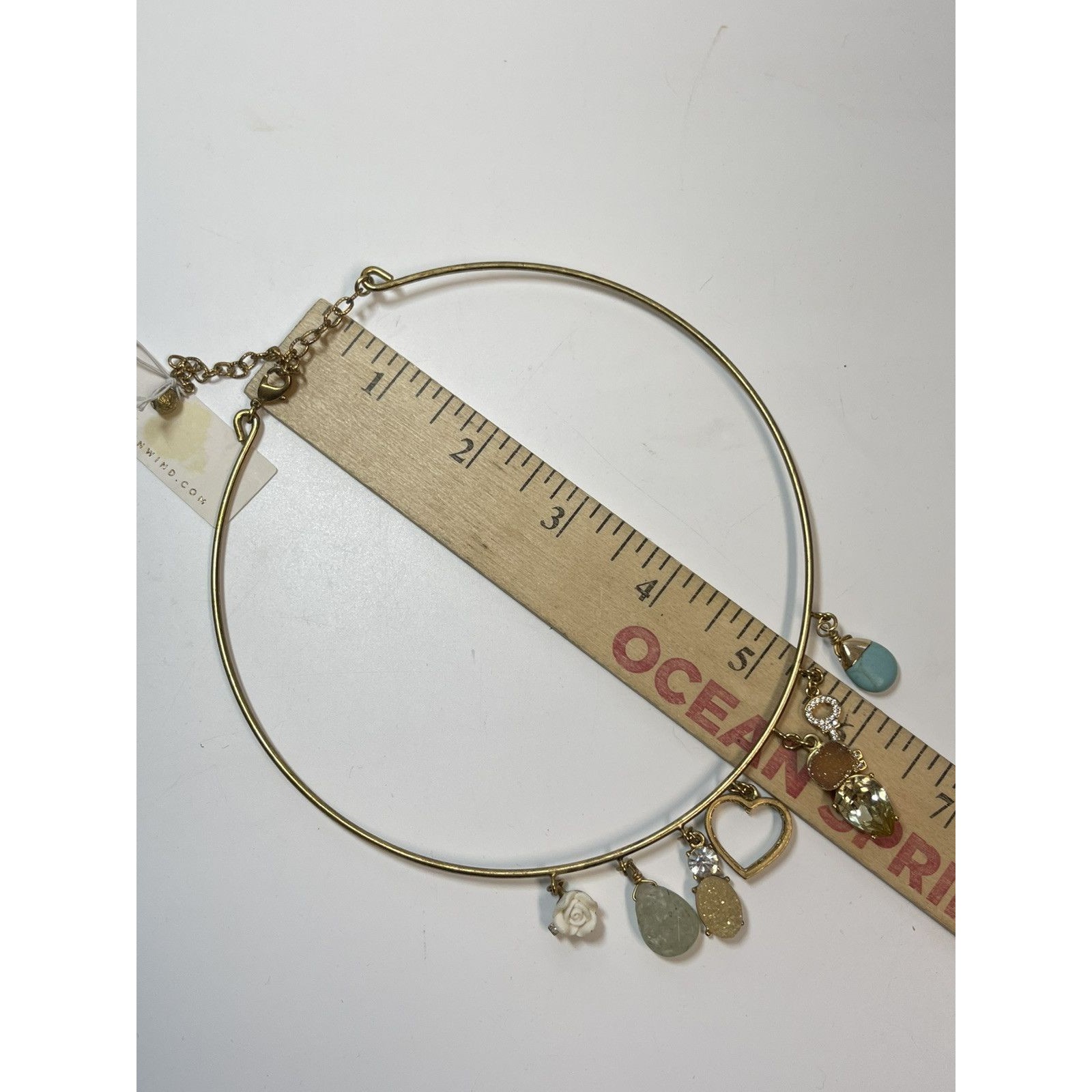 John Wind 7 Dangle Charm Choker Necklace New Rare — image 5 of 8